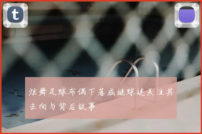 炫舞足球布偶下落成谜球迷关注其去向与背后故事